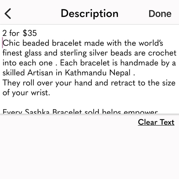 Handmade Sashka Diamond Sparkle Bracelet - Picture 13 of 13